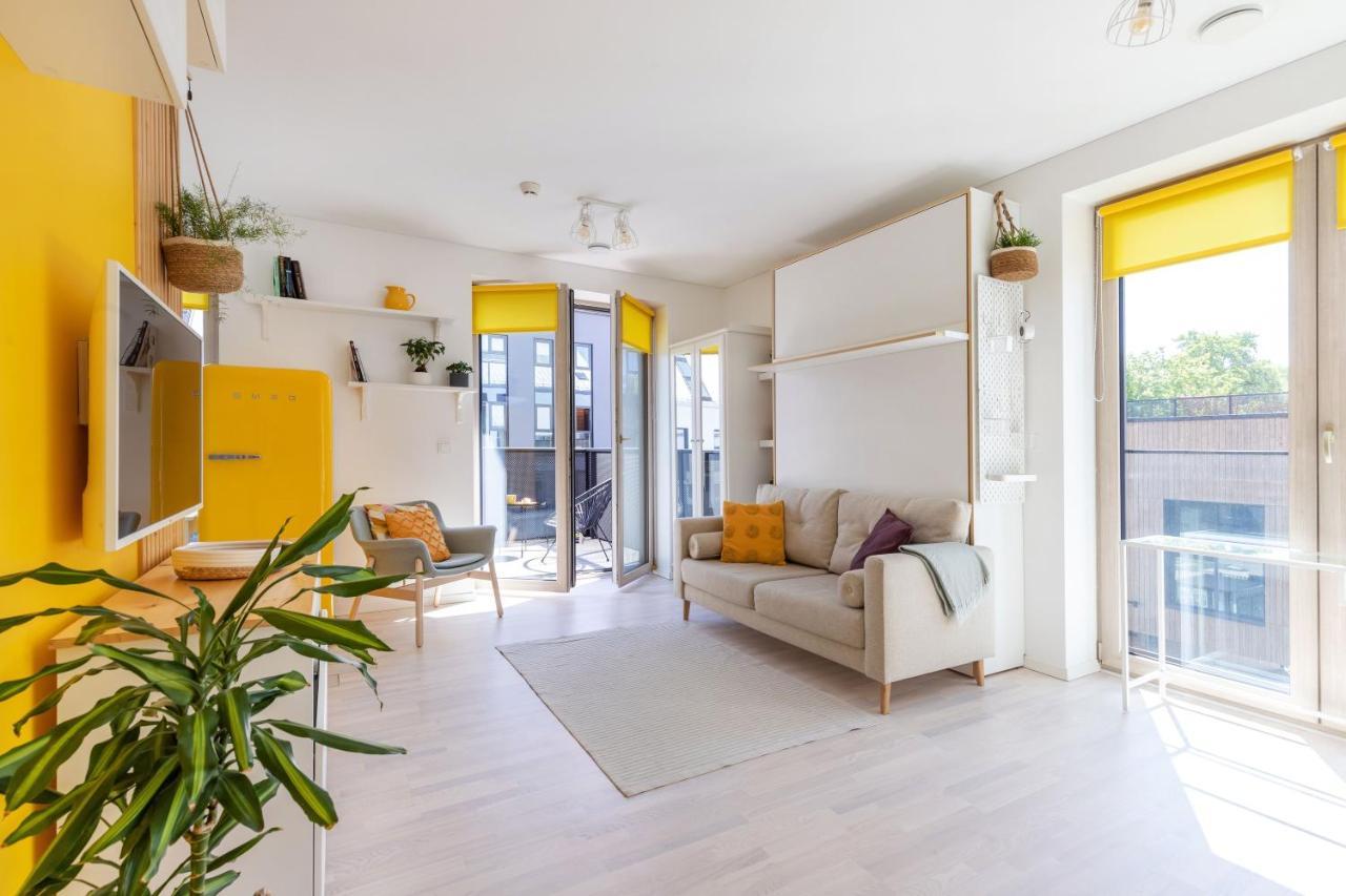 דירות וילנה Yellow Studio Paupys מראה חיצוני תמונה